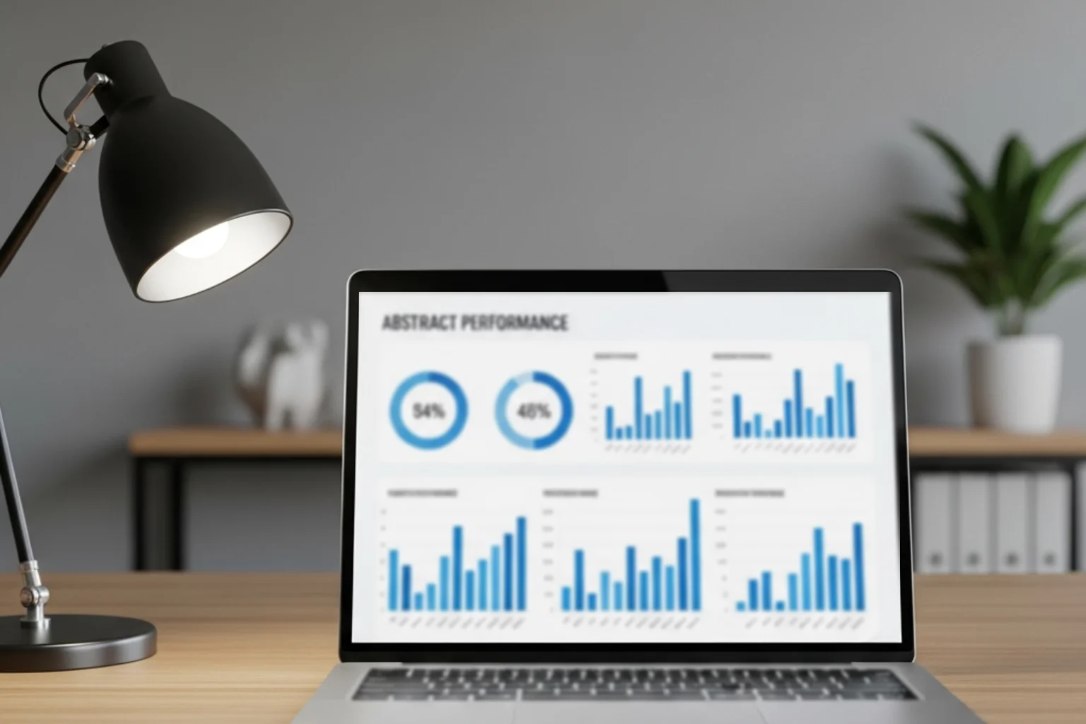 Laptop-Bildschirm zeigt Fussball-Statistiken und Leistungsdaten