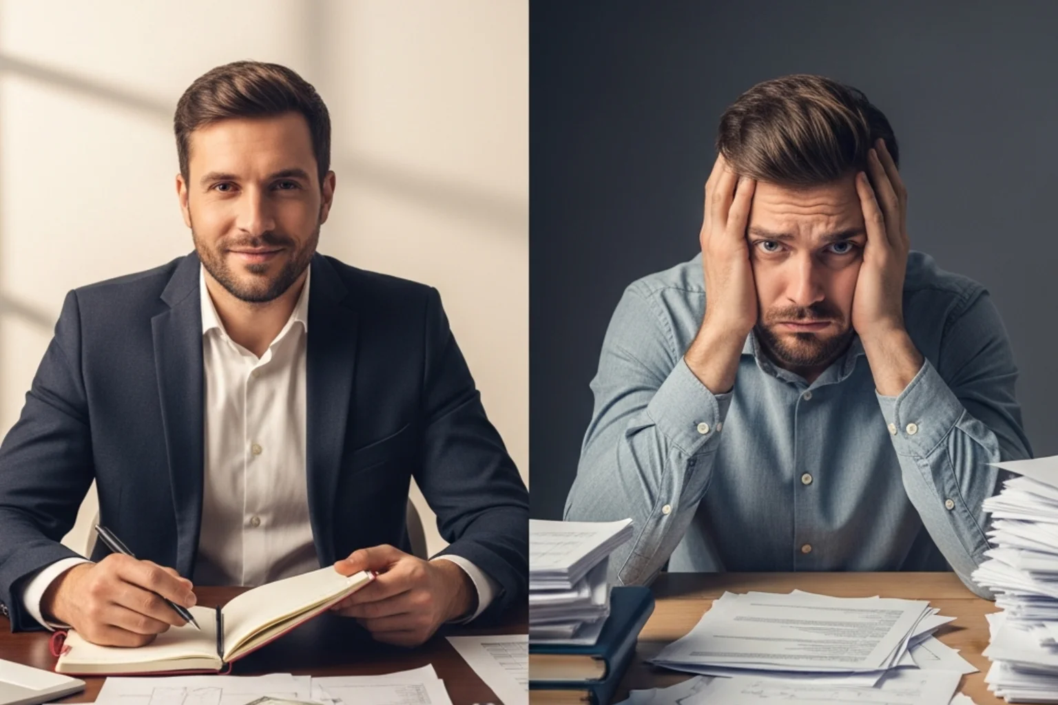 Zwei Männer mit unterschiedlichen Wettstrategien im Vergleich
